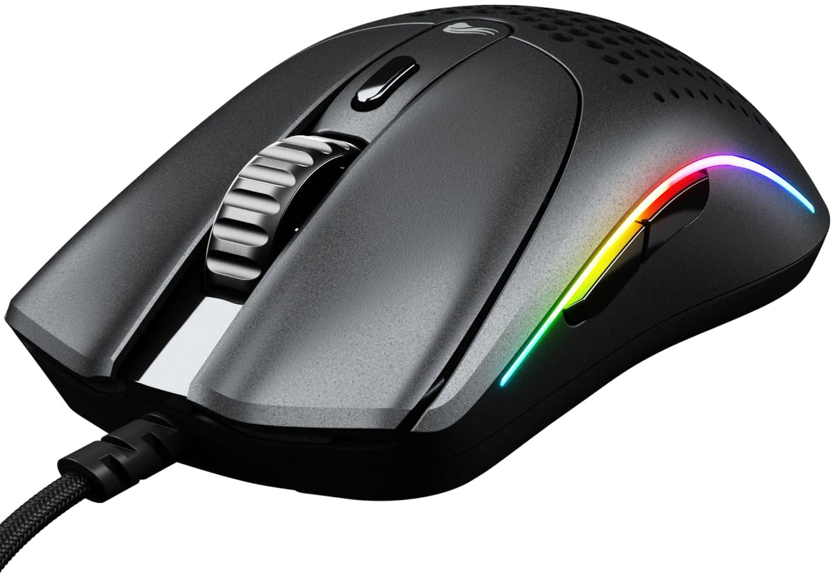 GLORIOUS Model O 2 Mini Wired Gaming Mouse - 49g, 26,000 DPI, Matte Black