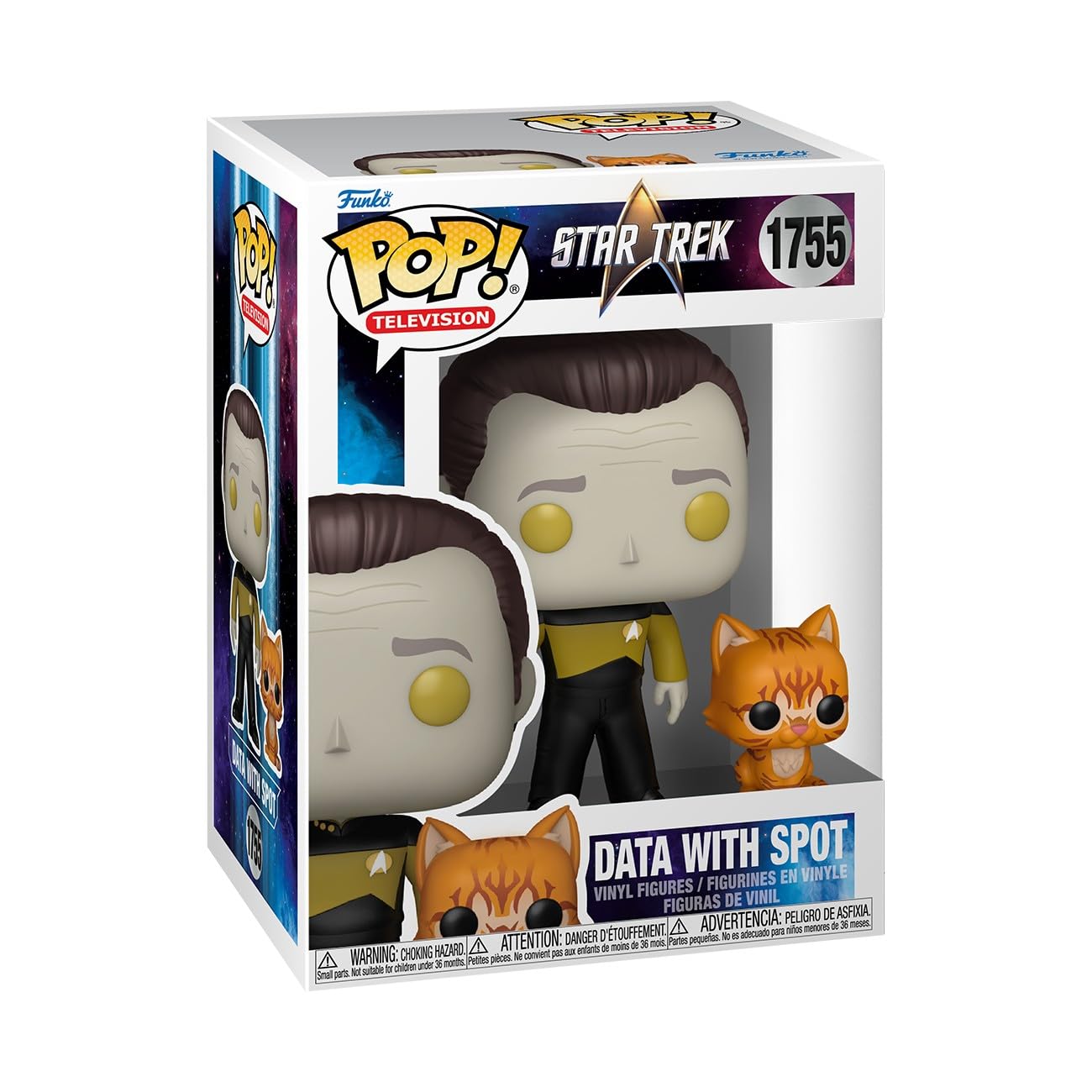Funko Pop! Star Trek: The Next Generation - Lt. Commander Data with Spot Vinyl Figure 1