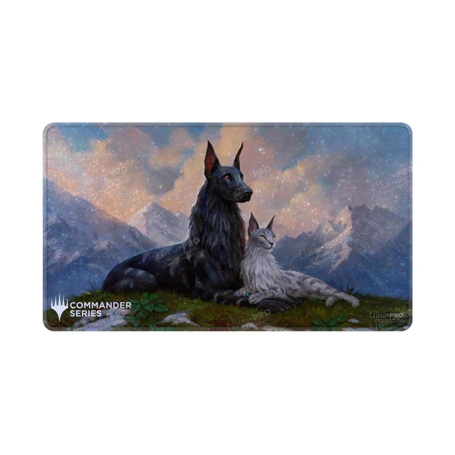 Ultra Pro Commander Series #8 Rin and Seri Inseparable Holofoil Playmat | 24 x 13.5 in. 1
