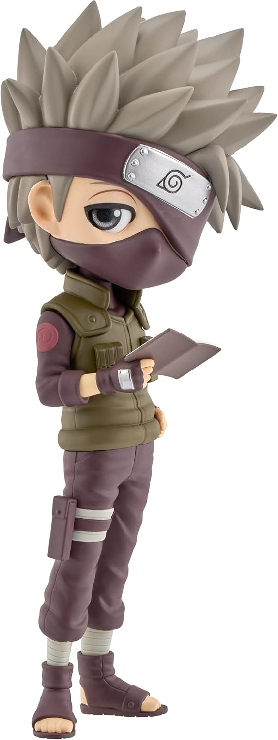 Banpresto NARUTO SHIPPUDEN - Hatake Kakashi Vers.B - Q Posket 15cm - Collectible Anime Figure