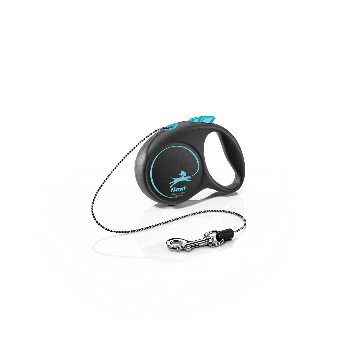 Flexi Black Design Retractable Dog Lead - Extra Small, 3m, Blue