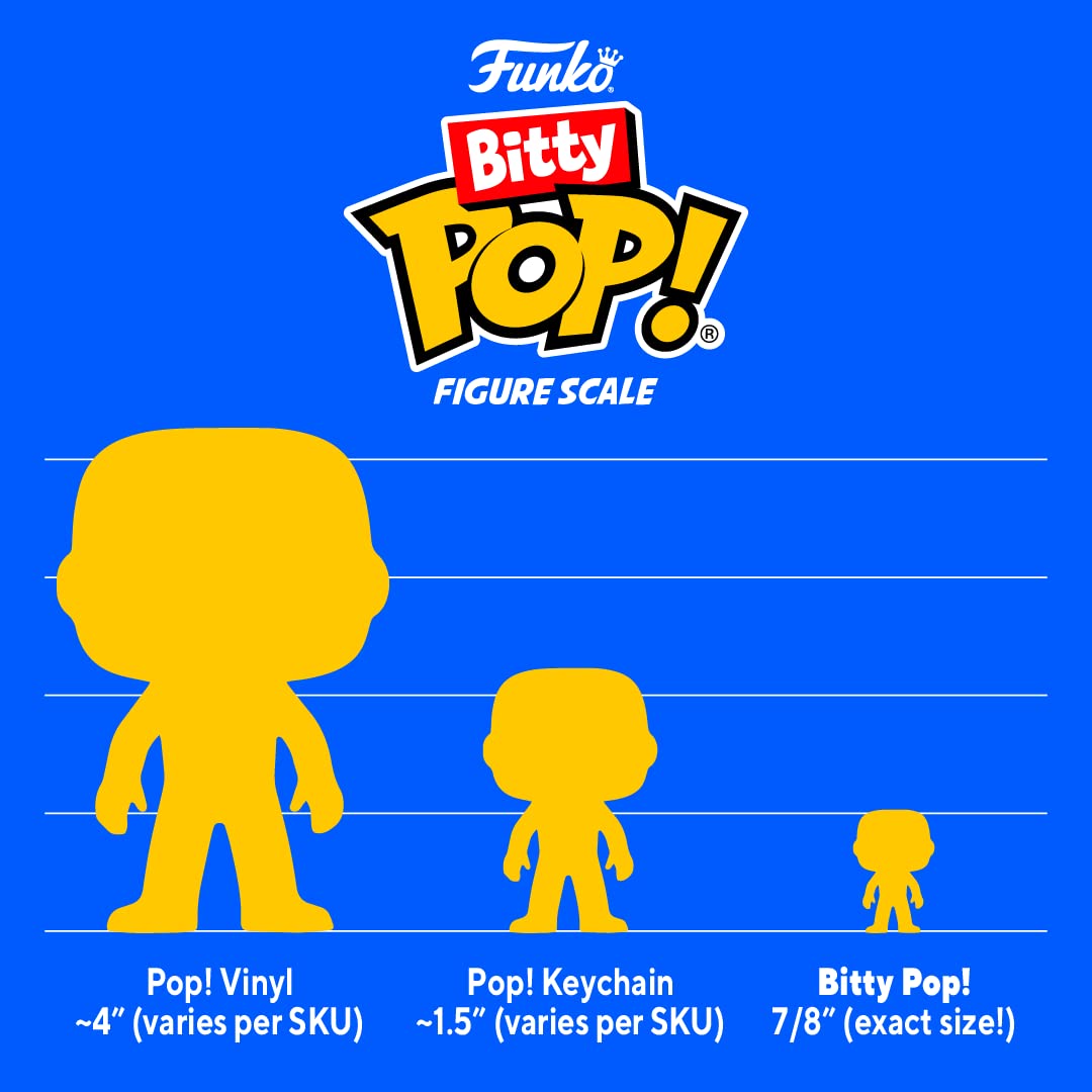 Funko POP! Bitty 4 Pack - Disney Princess: Ariel, Mulan, Tiana + Mystery Figure | 0.9 Inch Collectible Figures | Ages 3+ 4