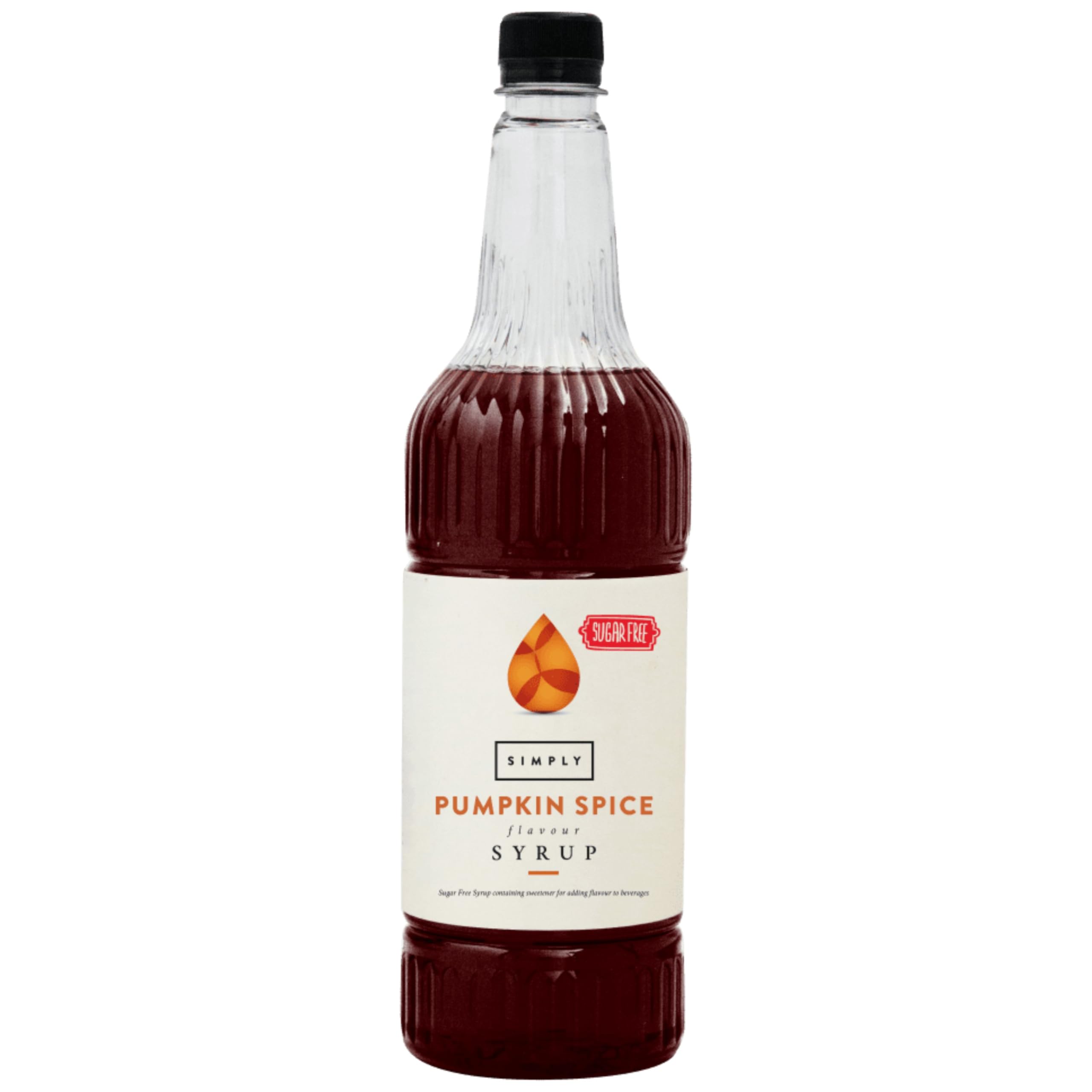 Simply Sugar Free Pumpkin Spice Syrup - 1 Litre Liquid Concentrate | Vegan & Halal Friendly 1