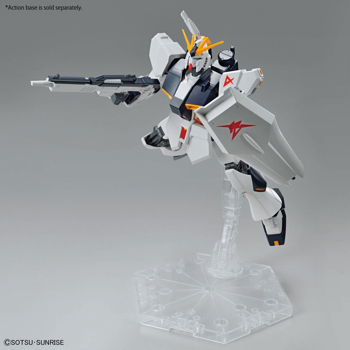 BANDAI ENTRY GRADE Nu Gundam - 1/144 Scale Model Kit | Beginner Friendly | No Glue Required 8