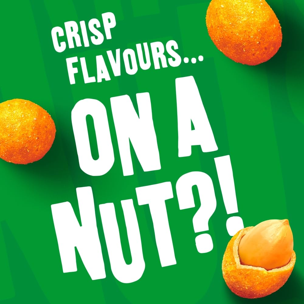 That's Nuts Walkers Salt & Vinegar Peanuts Grab Bag Case | 20 x 40g Bags | 800g Total 5