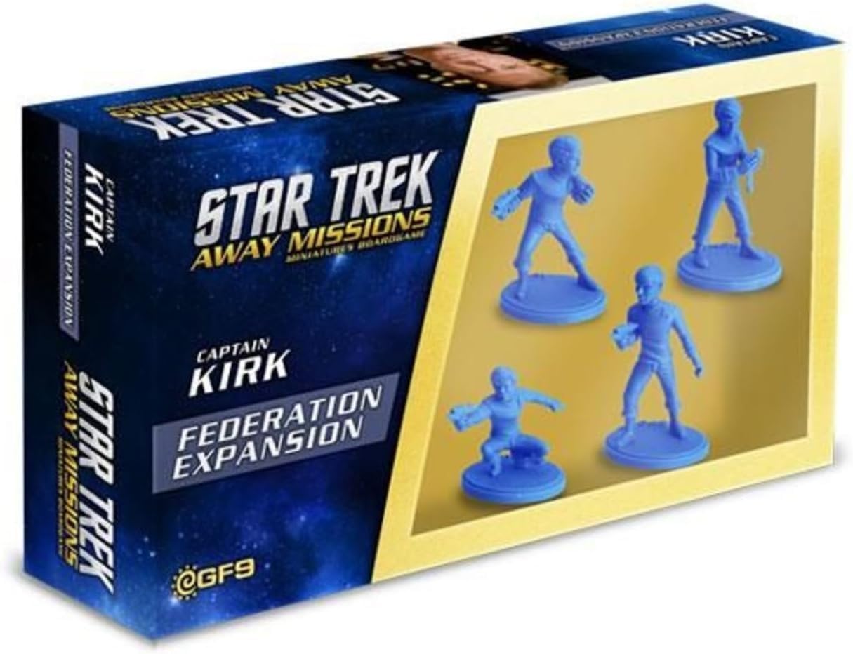 Star Trek: Federation Extension - Captain Kirk, Spock, Chekov, McCoy Miniatures by Gale Force Nine 1