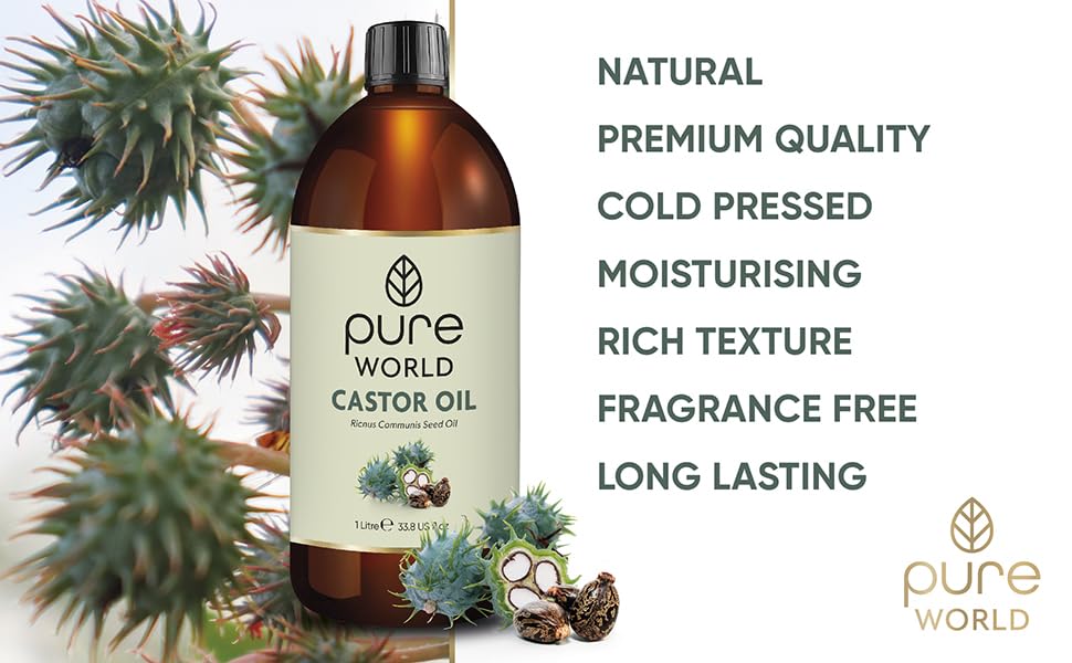 Pure World - Natural Castor Oil (1000ml) 2