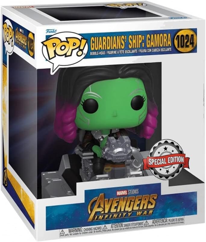 Funko Pop! Marvel Avengers: Infinity War - Gamora Deluxe Vinyl Figure with Guardians' Ship (Exclusive)