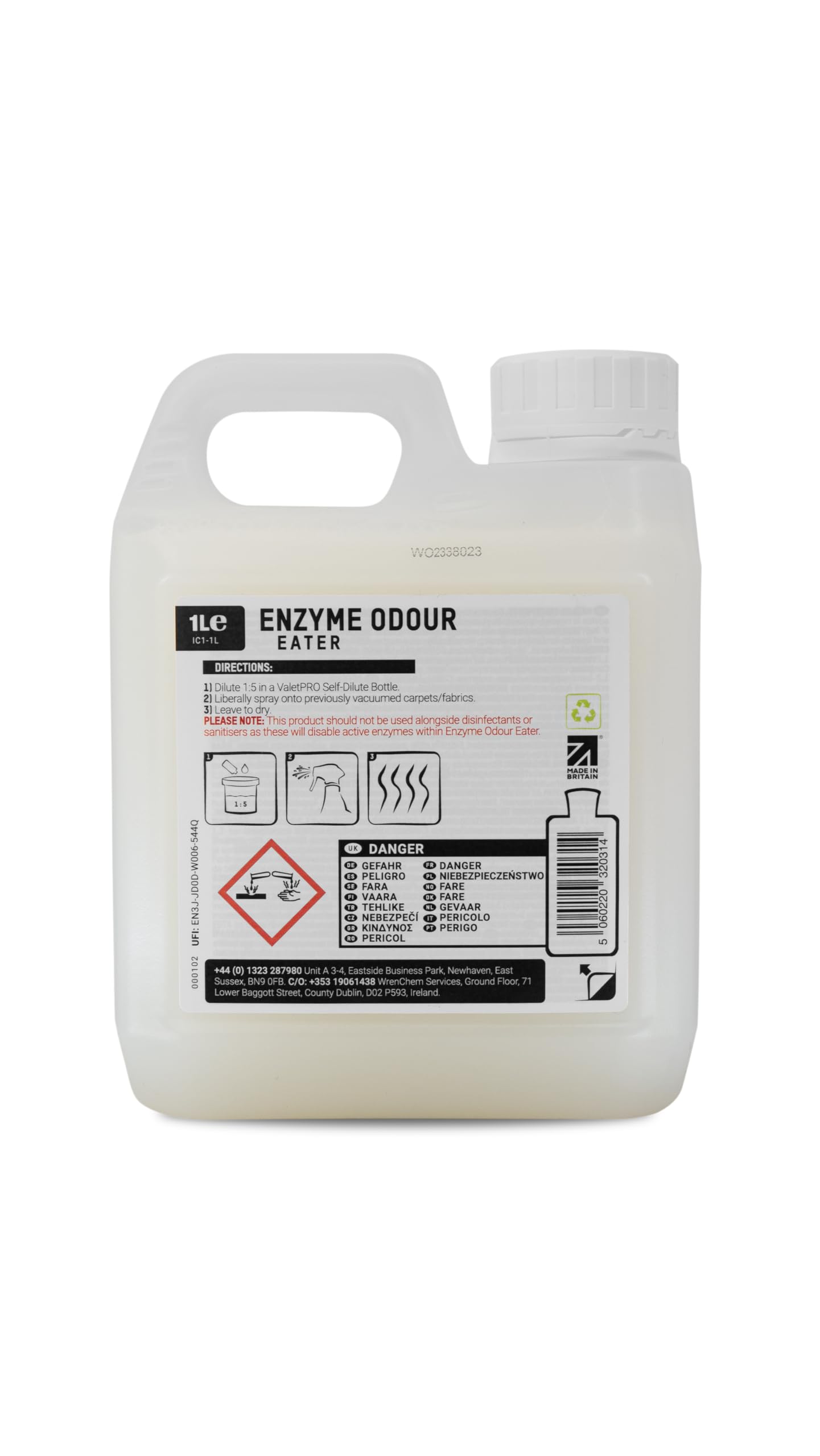 ValetPRO Enzyme Odour Eater - Eliminates Root of Odours | 1 Litre