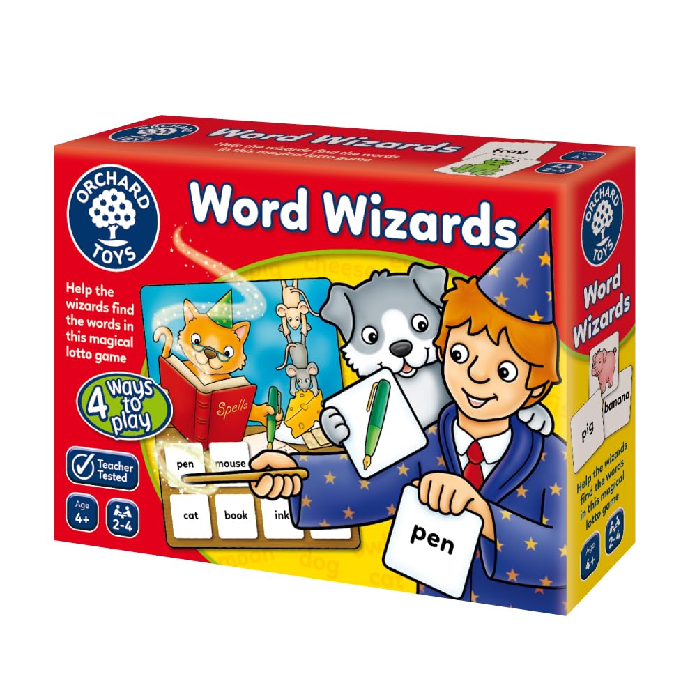 Orchard Toys Word Wizards Spelling Game - Educational Card Game for Kids 1