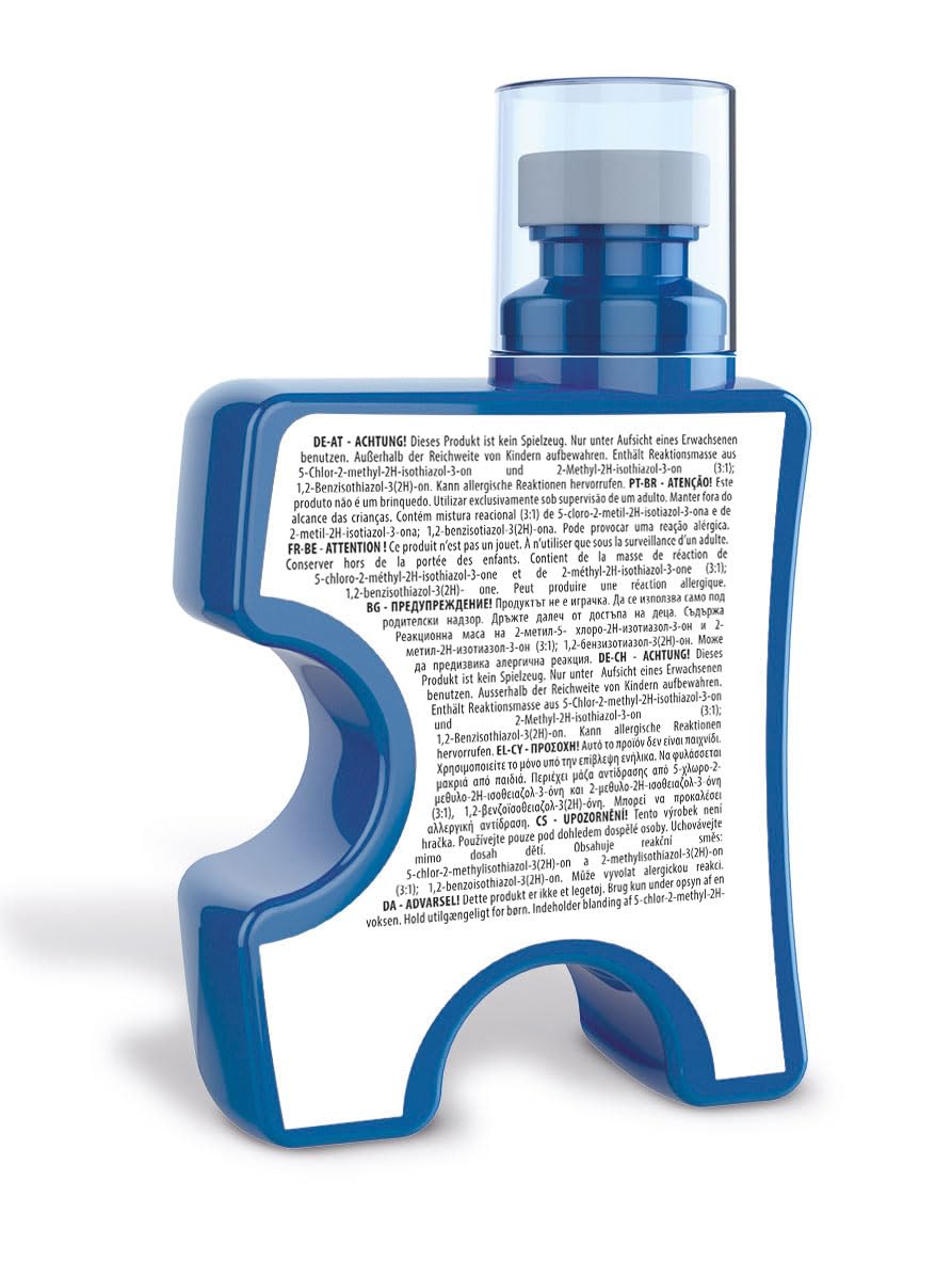 Clementoni Liquid Glue for Jigsaw Puzzles 200 ML with Sponge Applicator, Quick-Drying Formula