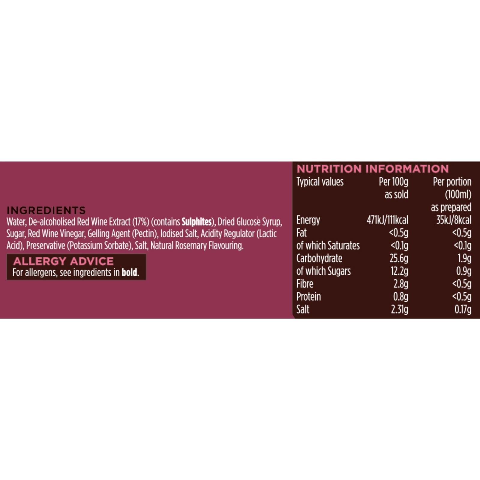 OXO Red Wine Stock Pots - Rich & Flavoursome Blend | 80g | 4 x 20g Pots 6