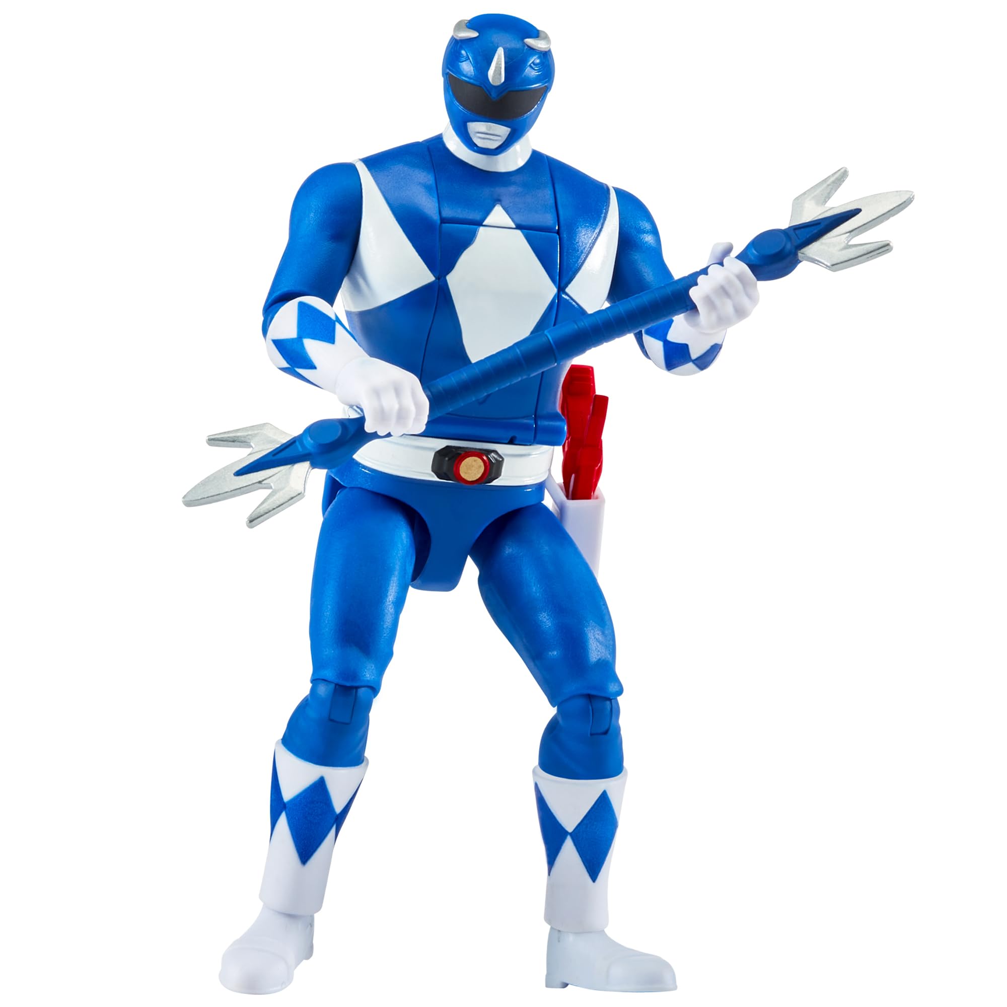 Power Rangers Mighty Morphin Auto-Morphin Blue Ranger Action Figure - Auto-Morphin Feature, 4+ Years 2