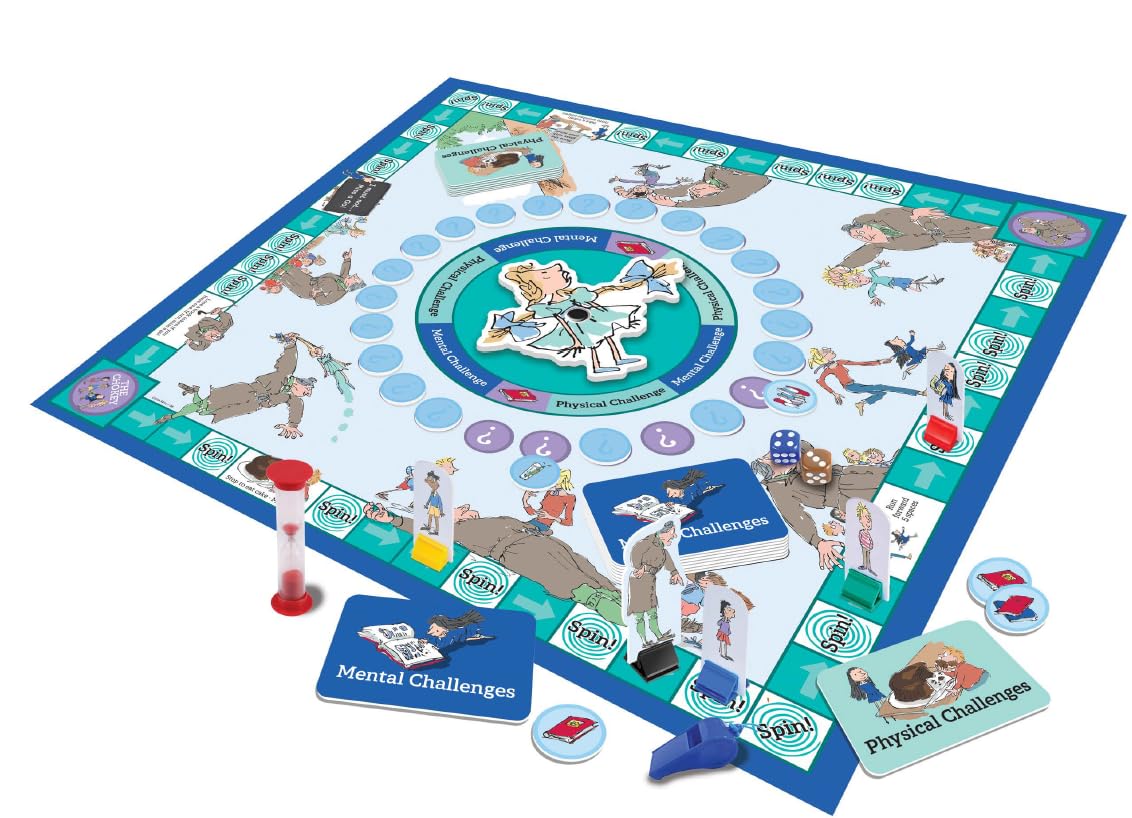 Roald Dahl Matilda The Extraordinary Challenges Board Game, Family Board Game for 2-4 Players 2