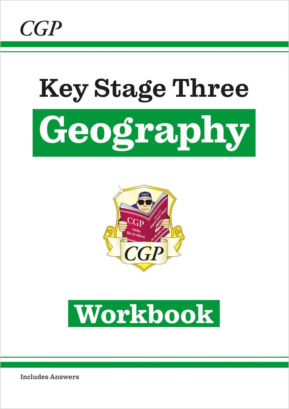 CGP New KS3 Geography Workbook with Answers - Years 7, 8 & 9 | Paperback