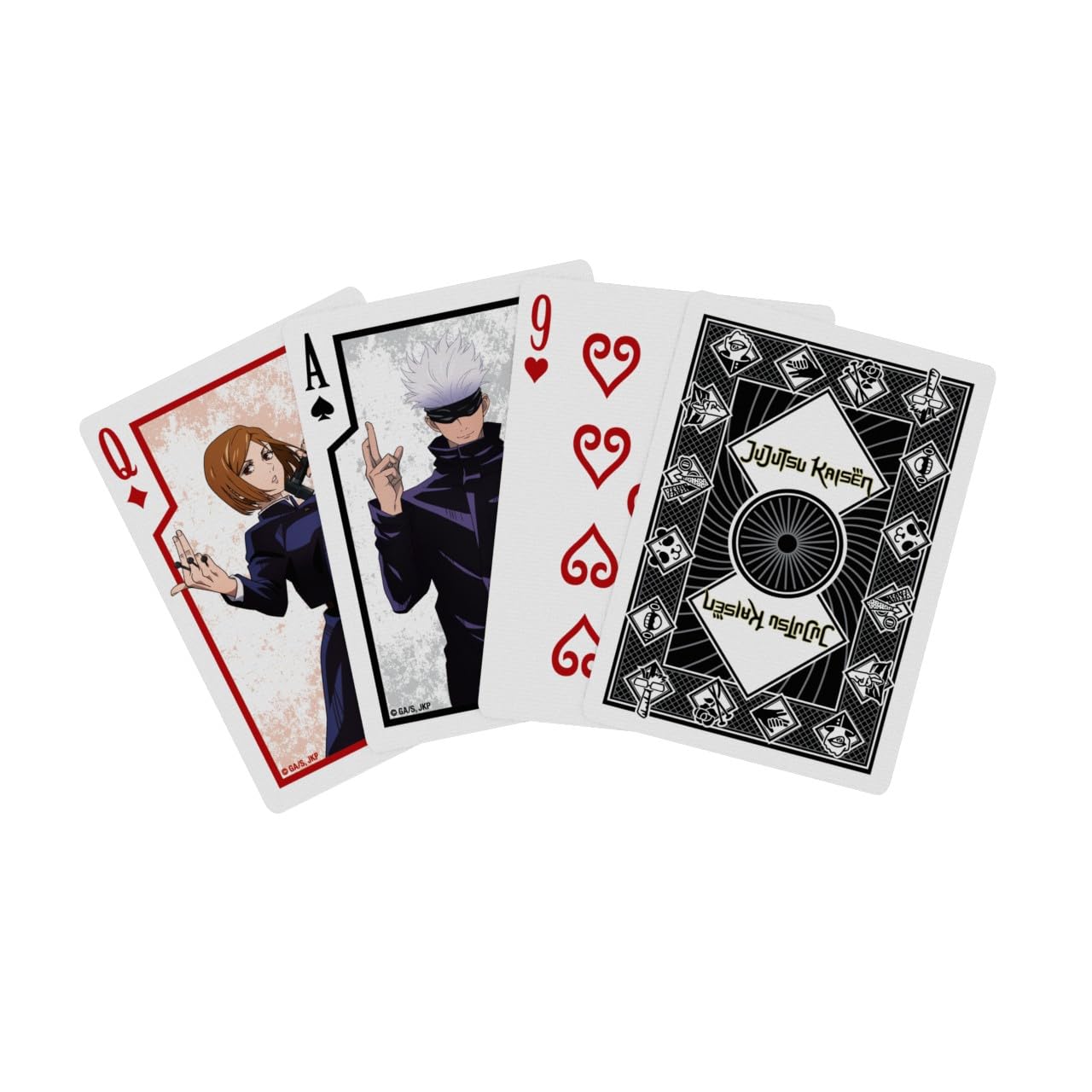 Bicycle Jujutsu Kaisen Playing Cards Deck | Custom Court Cards | Air Cushion Finish 7