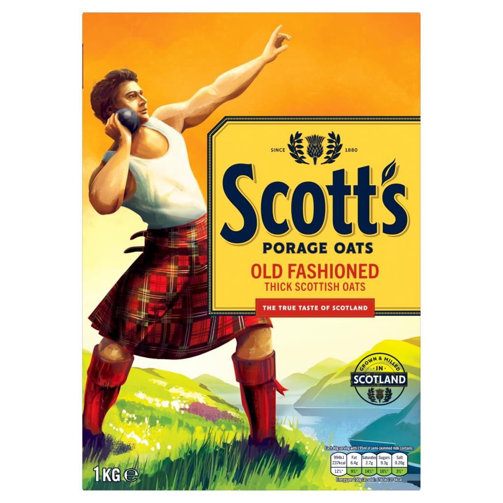 Scott's Porage Old Fashioned Porridge Oats, 1 kg 1