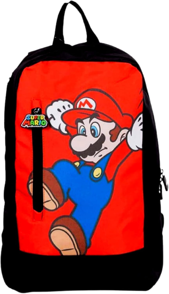 Toptoys2u Bargain Bundles Super Mario - School Twin Compartment Backpack/Rucksac