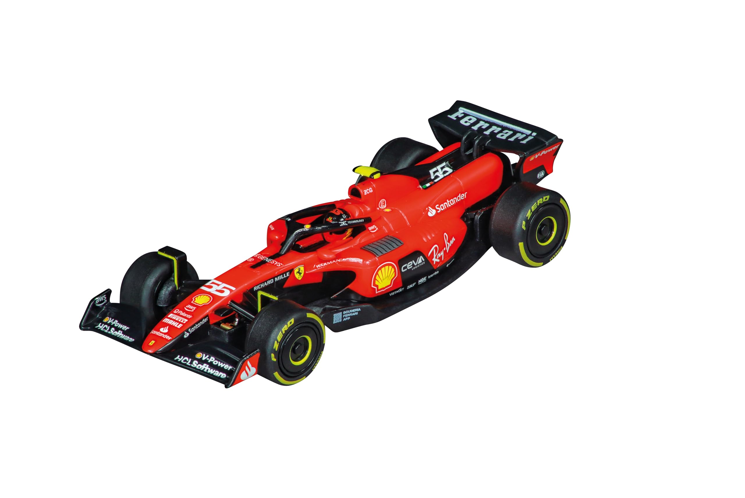 Carrera GO!!! Ferrari SF-23 Slot Car - C. Sainz Replica, 1:43 Scale 1