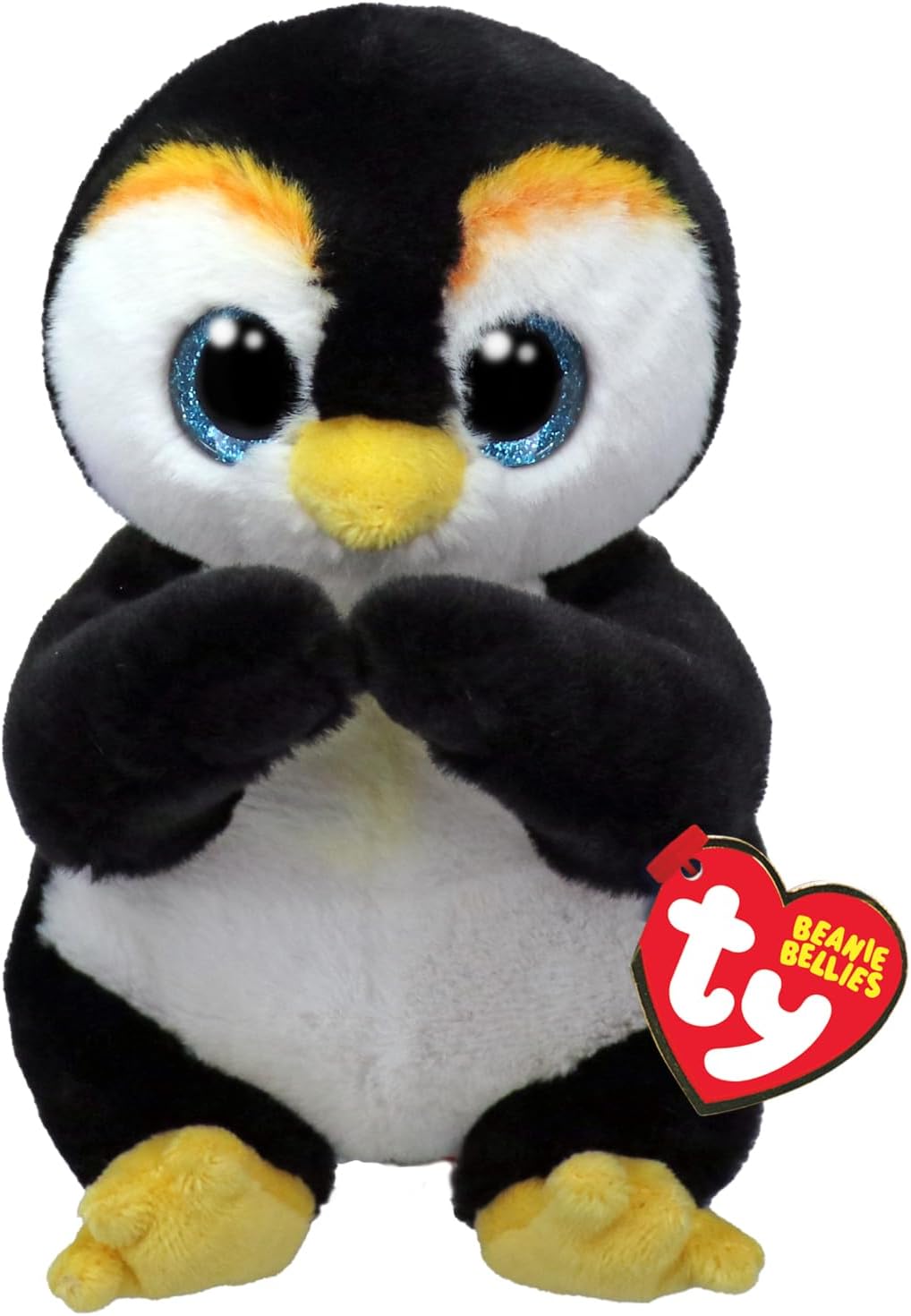 Ty Neve Penguin Beanie Bellies Regular - Squishy Beanie Baby Soft Plush Toys - C