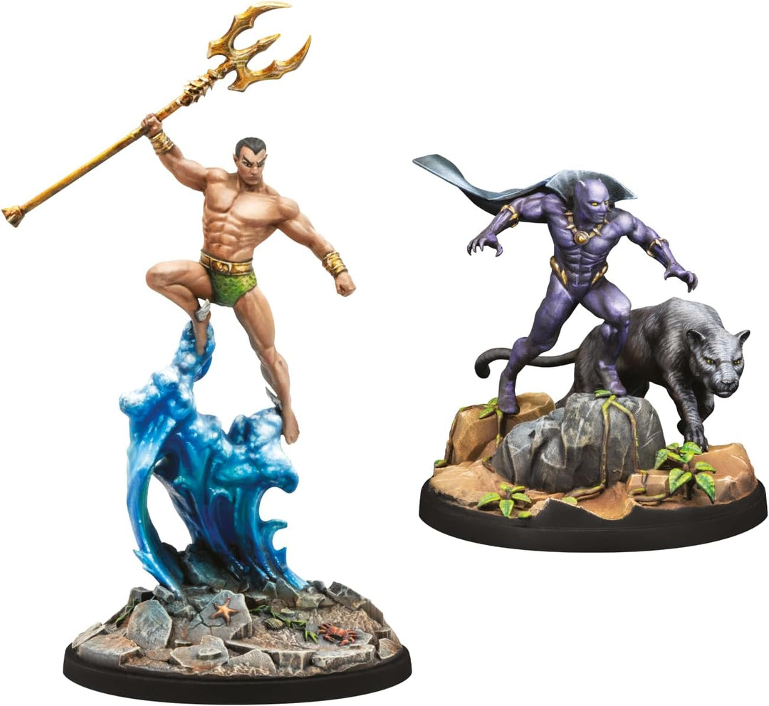 Atomic Mass Games Marvel: Crisis Protocol - Black Panther, Chosen of Bast & Namor Miniatures Set (FFGCP158)