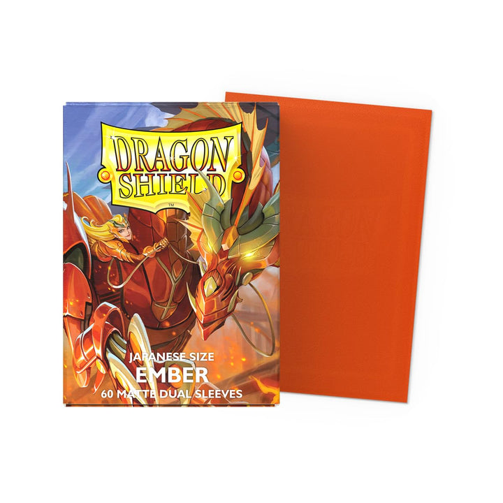 Dragon Shield Japanese Card Sleeves – Matte Dual Ember Alaria: Warrior Princess for TCGs