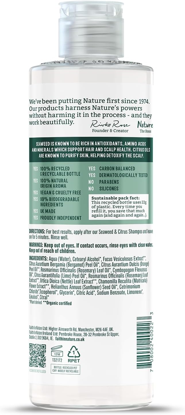 Faith In Nature - Seaweed & Citrus Conditioner (400 ml) 2