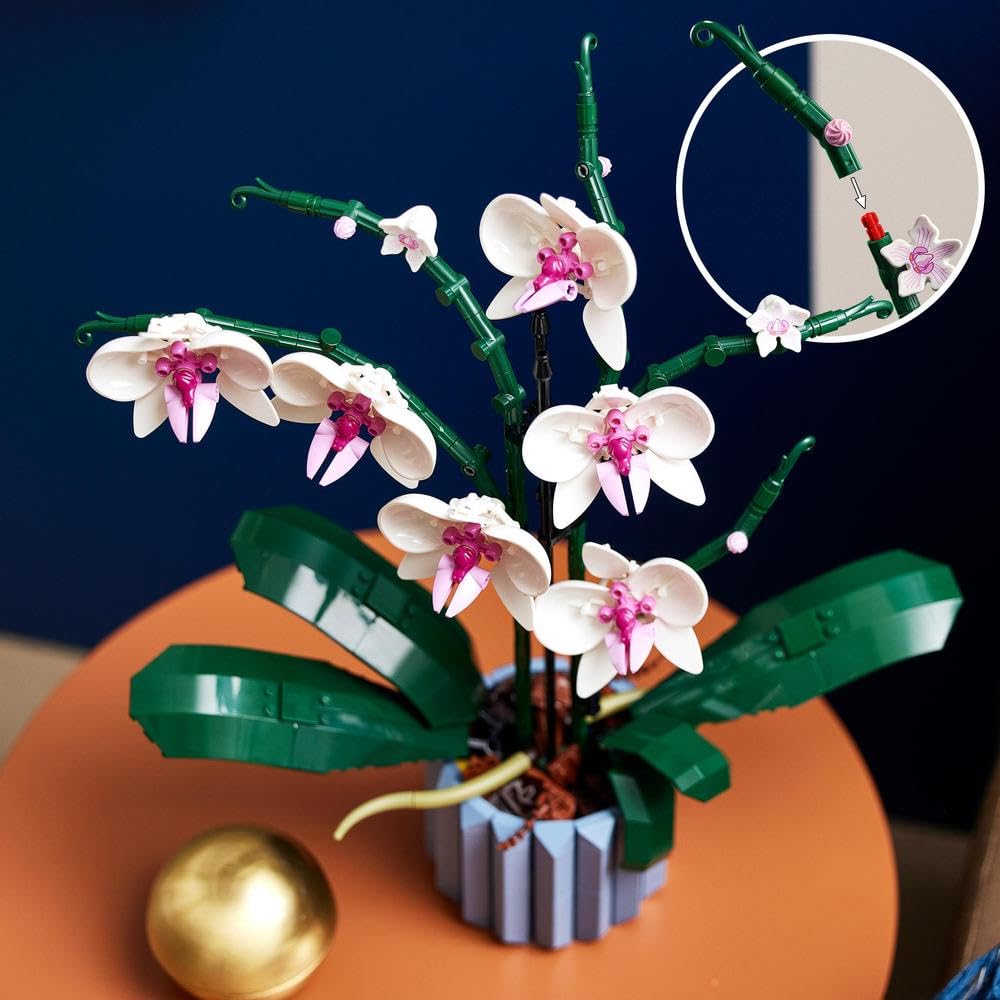 LEGO 10311 Icons Orchid Artificial Plant Building Set | 608 Pieces | Age 18+ 5