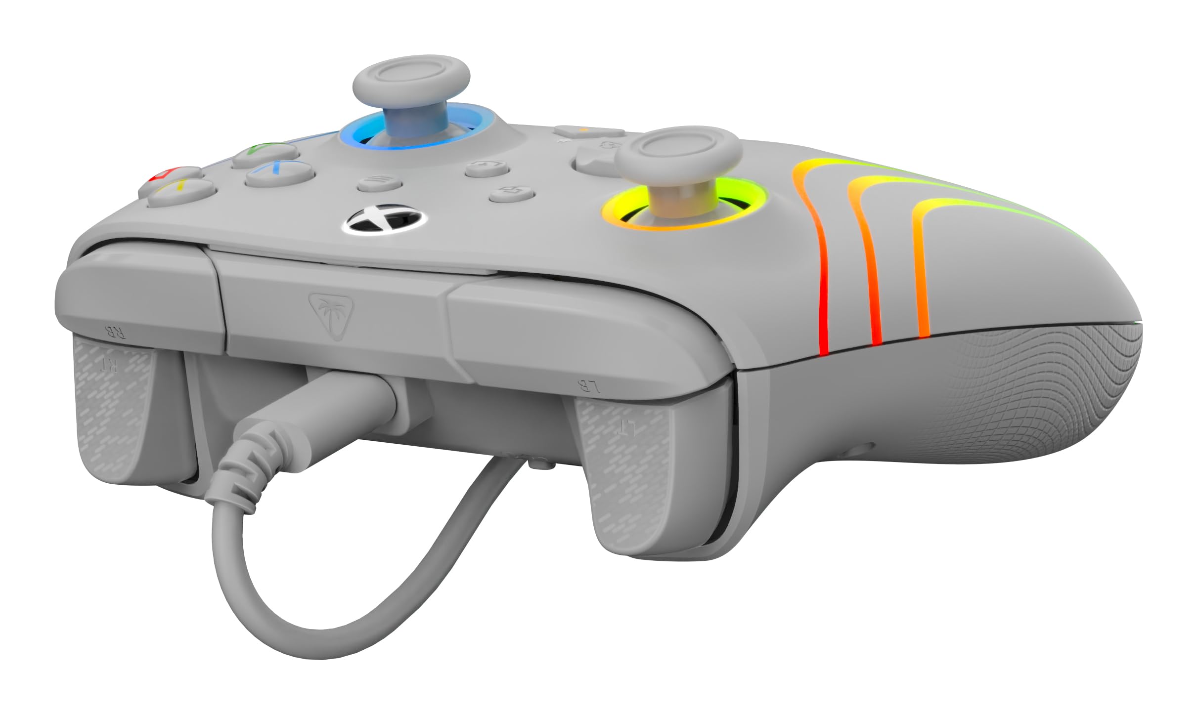 Turtle Beach Afterglow Wave Grey Wired RGB Gaming Controller for Xbox & PC 4