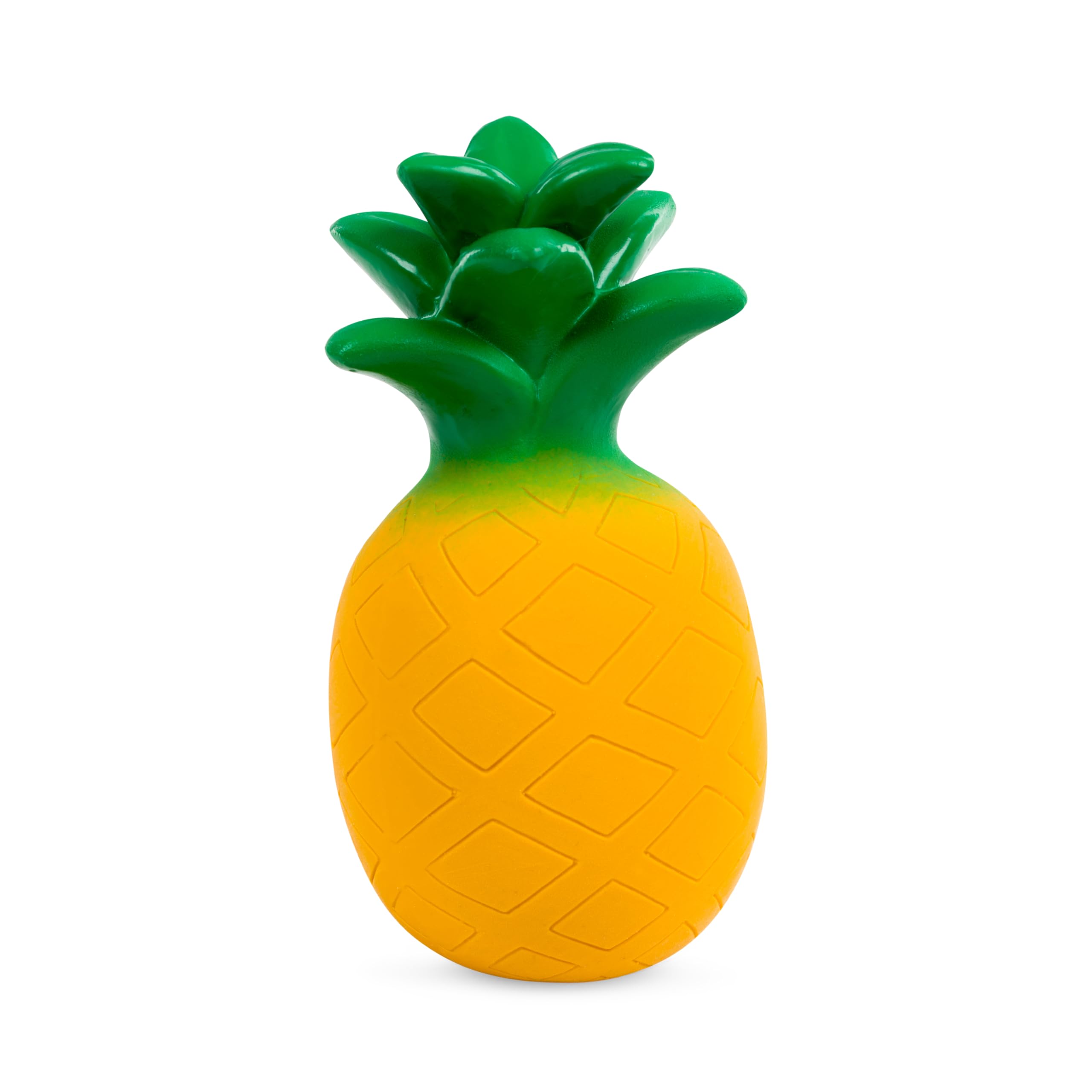 Petface Large Latex Pineapple Soft Chew Dog Toy - Squeaker Feature | Natural Rubber 3