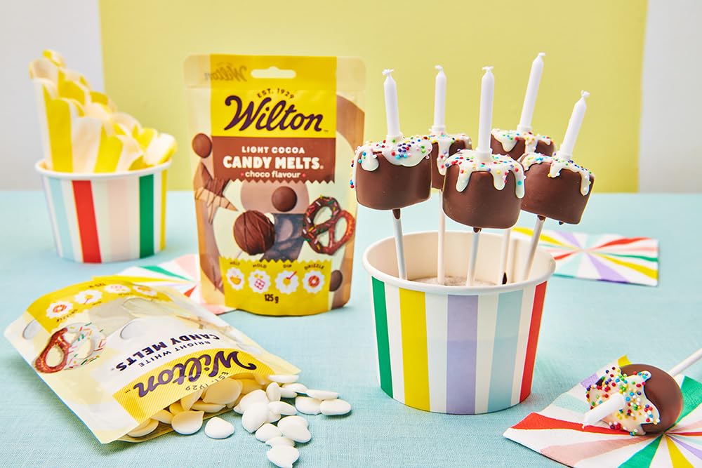 Wilton Candy Melts - Light Blue Melting Candy for Dipping, Drizzling, and Molding | 125g 3