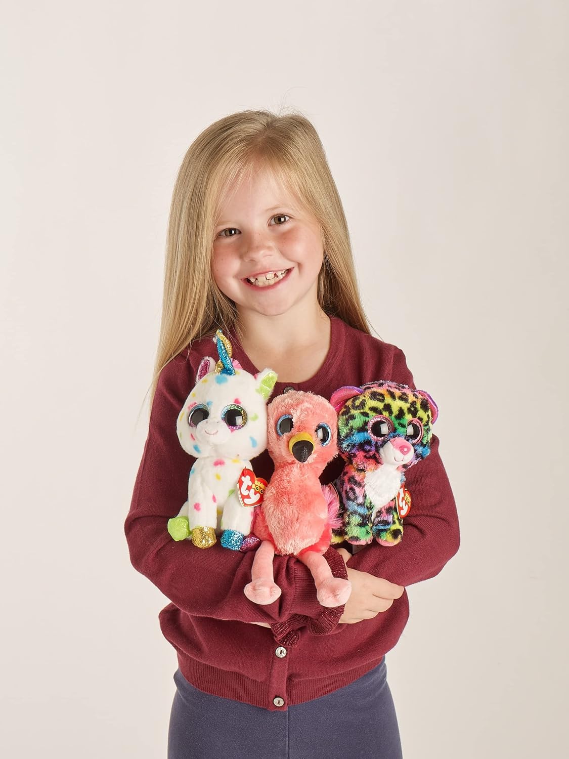 TY Harmonie Unicorn Beanie Boo - 20cm Plush Toy | Multicolored | Suitable from Birth 6