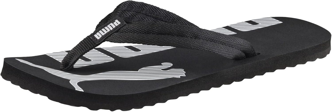 PUMA Unisex Adult Epic Flip V2 Flip-Flop, Black Black White, 9 UK