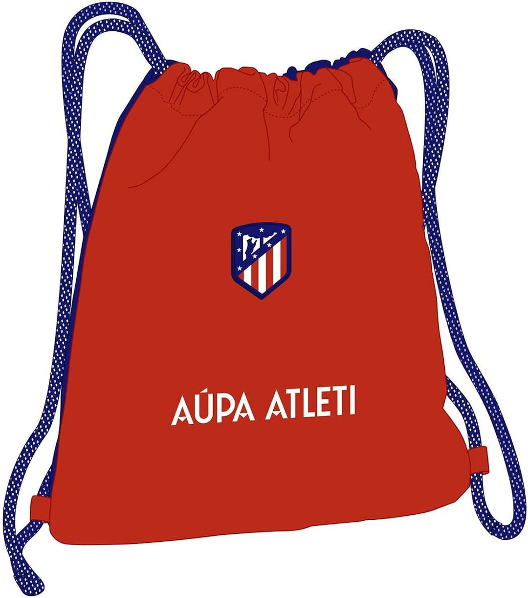 SAFTA Atletico Madrid Unisex Kids Large Flat Bag (350x400mm)