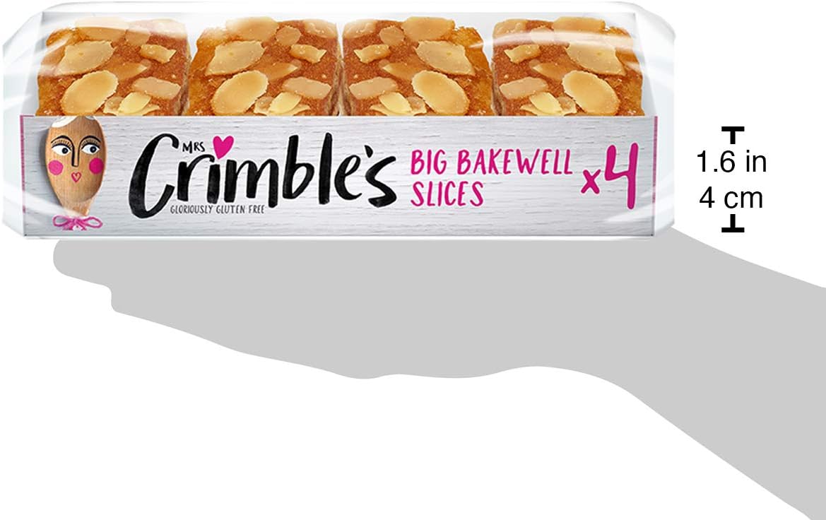 Mrs Crimble’s - 12 Gluten Free Bakewell Slices Premium Cake Bars 2