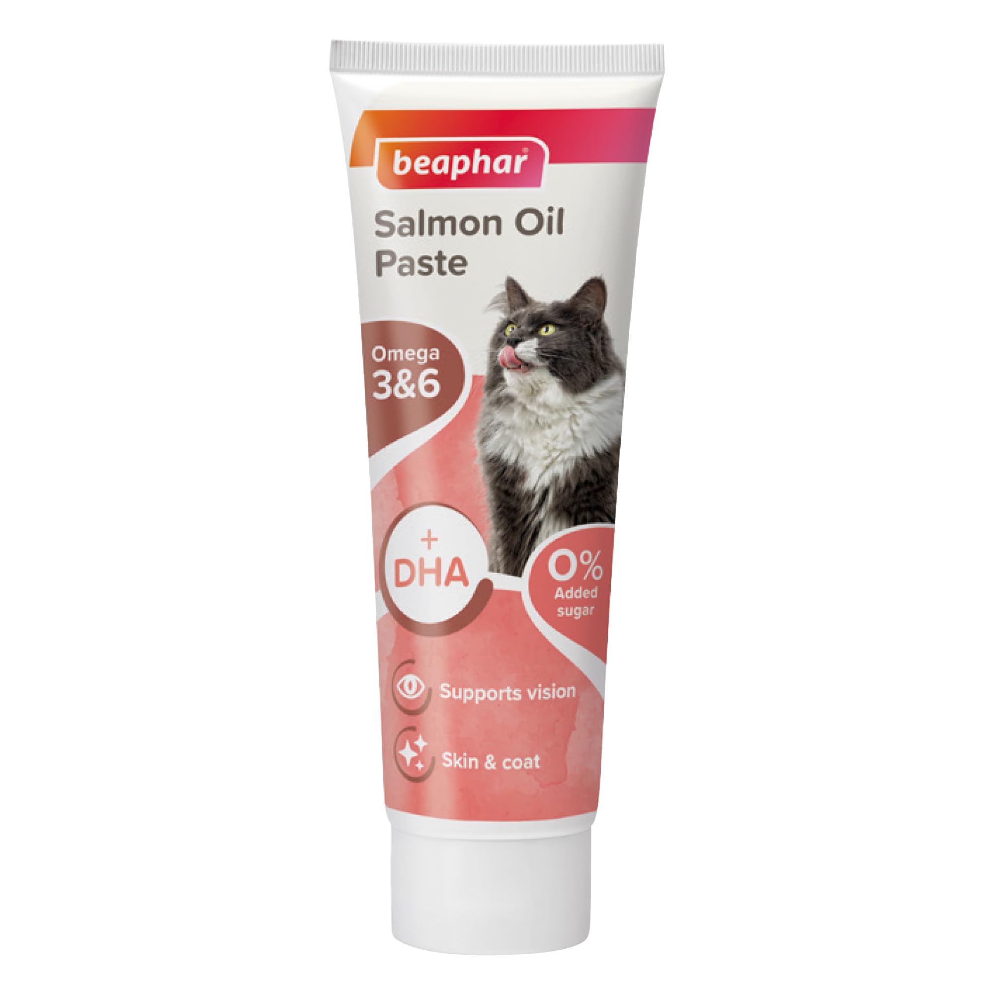 Beaphar Salmon Oil Paste for Cats - Glossy Coat & Healthy Vision Support | 100g 1