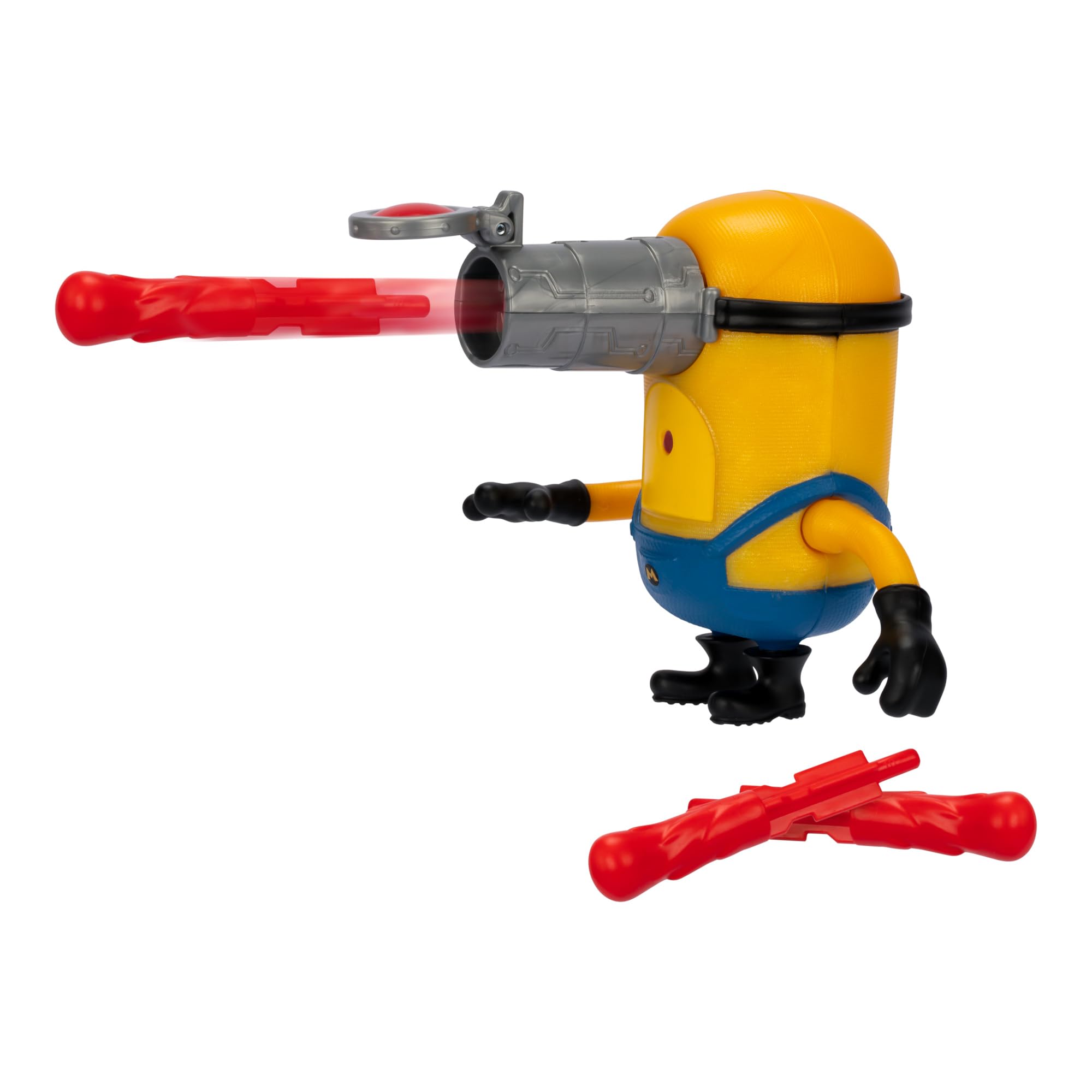 MINIONS Launch & Blast Mega Minion Mel Action Figure - Push-Activated Blaster Play Feature 3