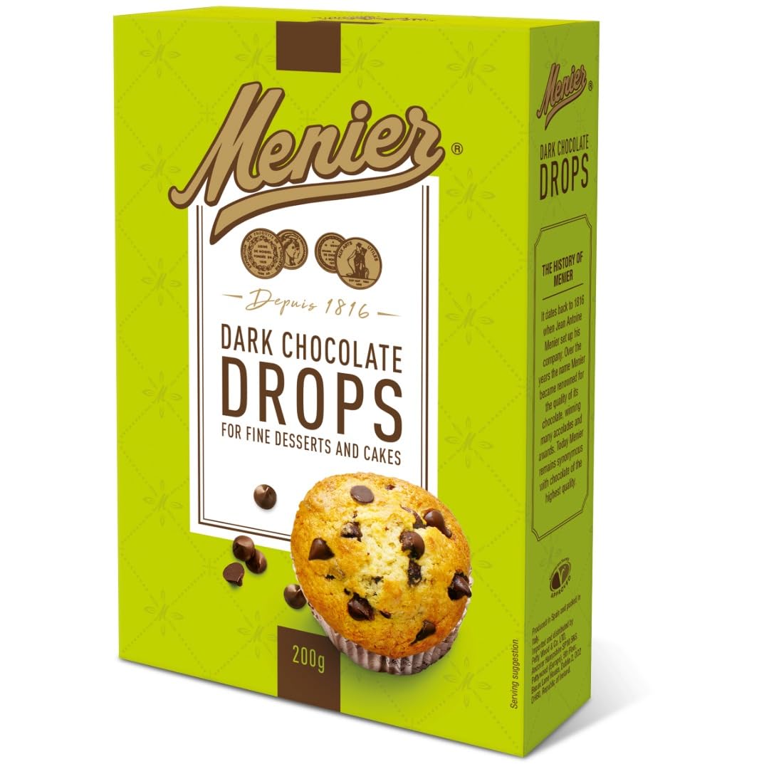 Menier Dark Chocolate Drops - 200 g