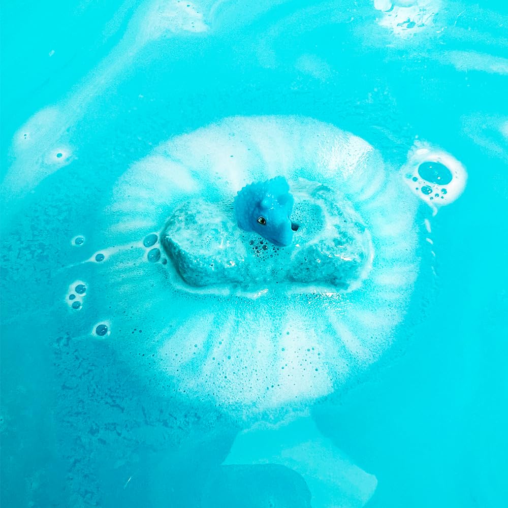 ZIMPLI Kids Large Dino Surprise Bath Bomb 100g | Fruity Scent | Includes 1 Dinosaur Toy 4