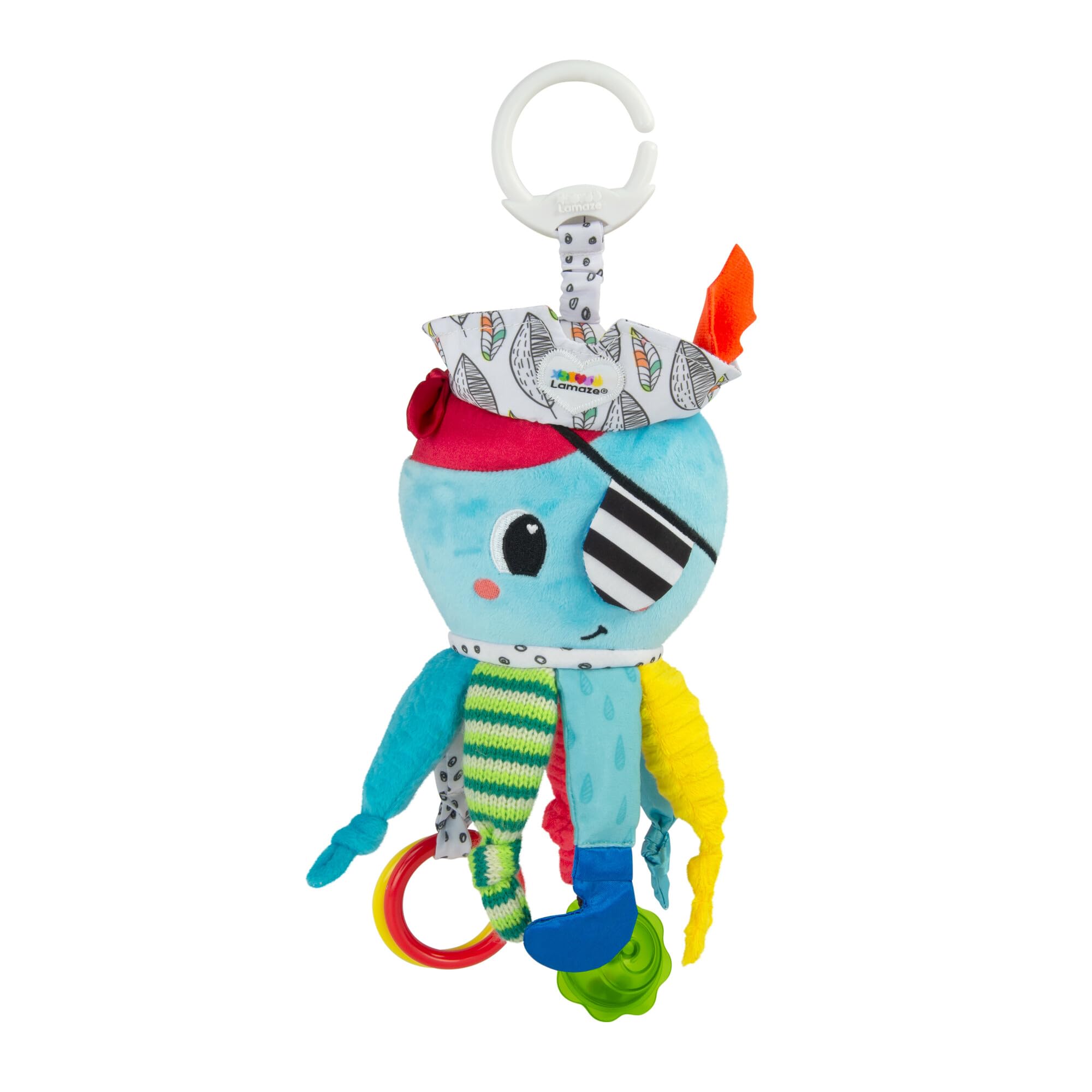 Lamaze Captain Calamari - Clip & Go Baby Sensory Toy for 0-6 Months 1