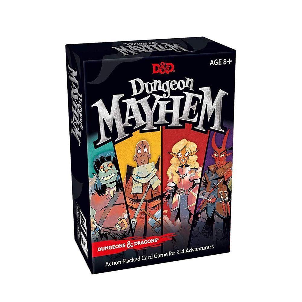 Dungeons & Dragons Dungeon Mayhem Card Game | 2-4 Players | Ages 8+