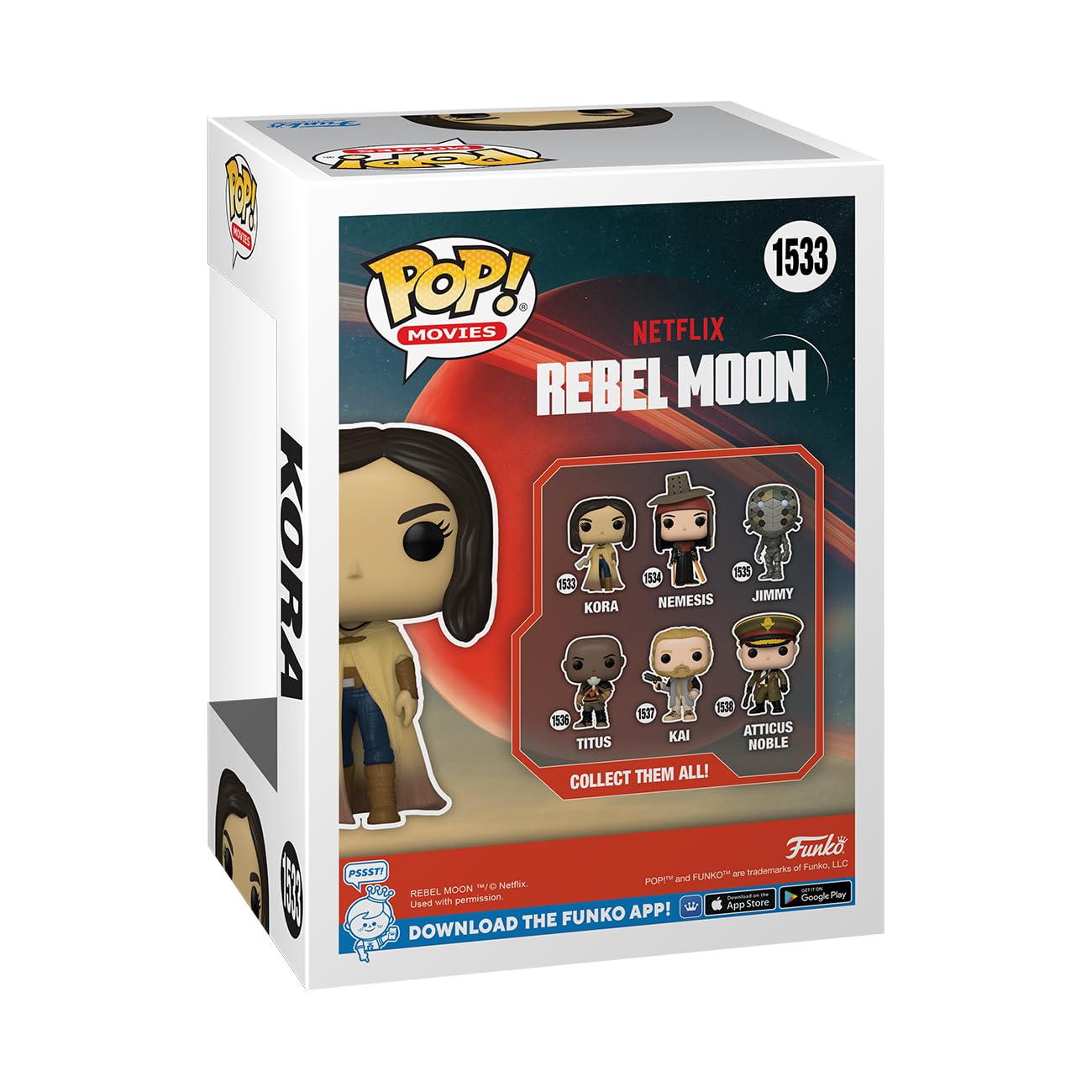 Funko Pop! Movies: Rebel Moon - Kora Vinyl Figure 72624 11