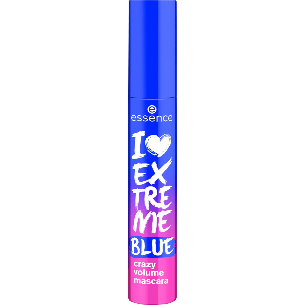 Essence Cosmetics I LOVE EXTREME BLUE Crazy Volume Mascara - Electric Blue, Long-Lasting, Curling