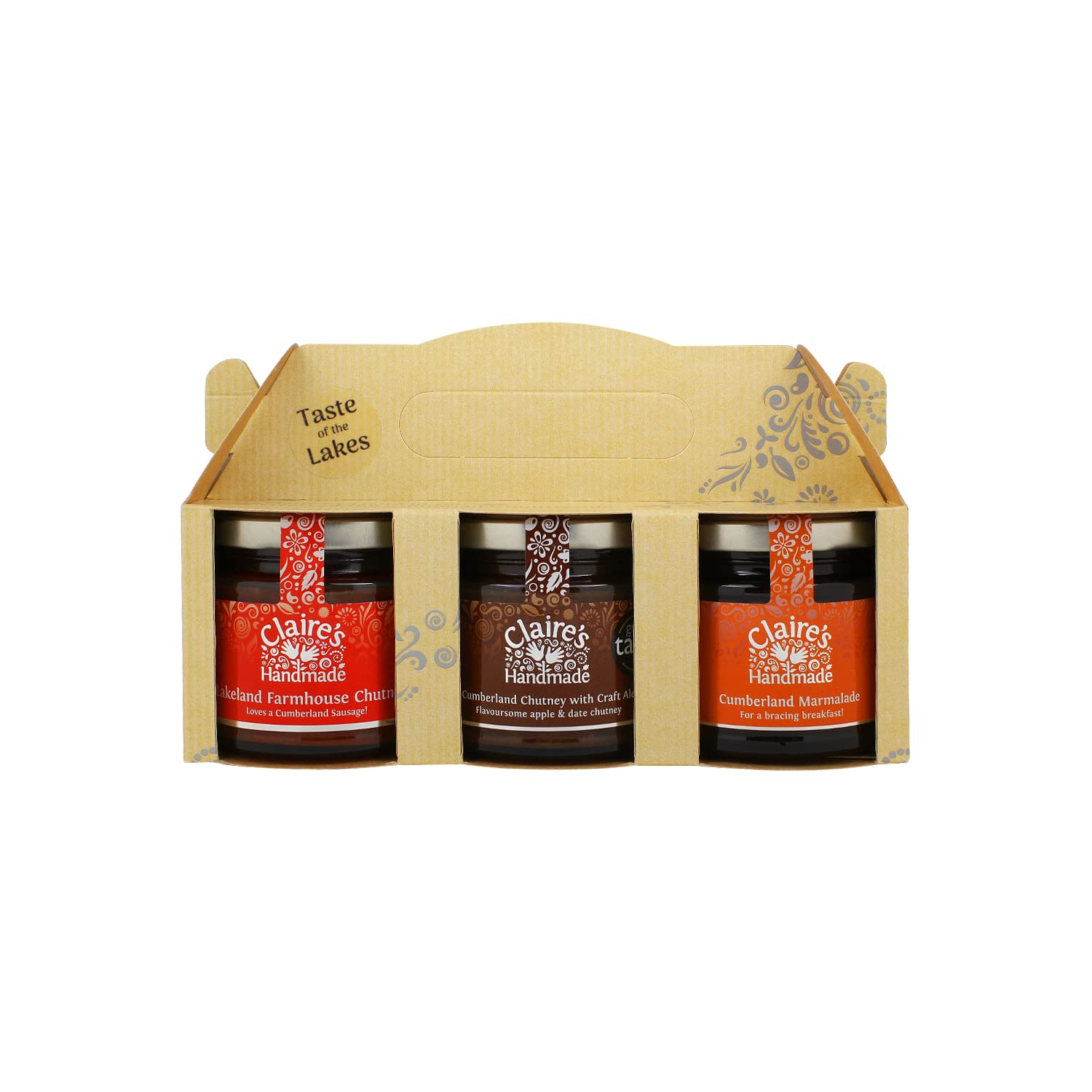 Claire's Handmade Taste of The Lakes Gift Pack (1x120g, 2x130g) - Lakeland Preserves 1