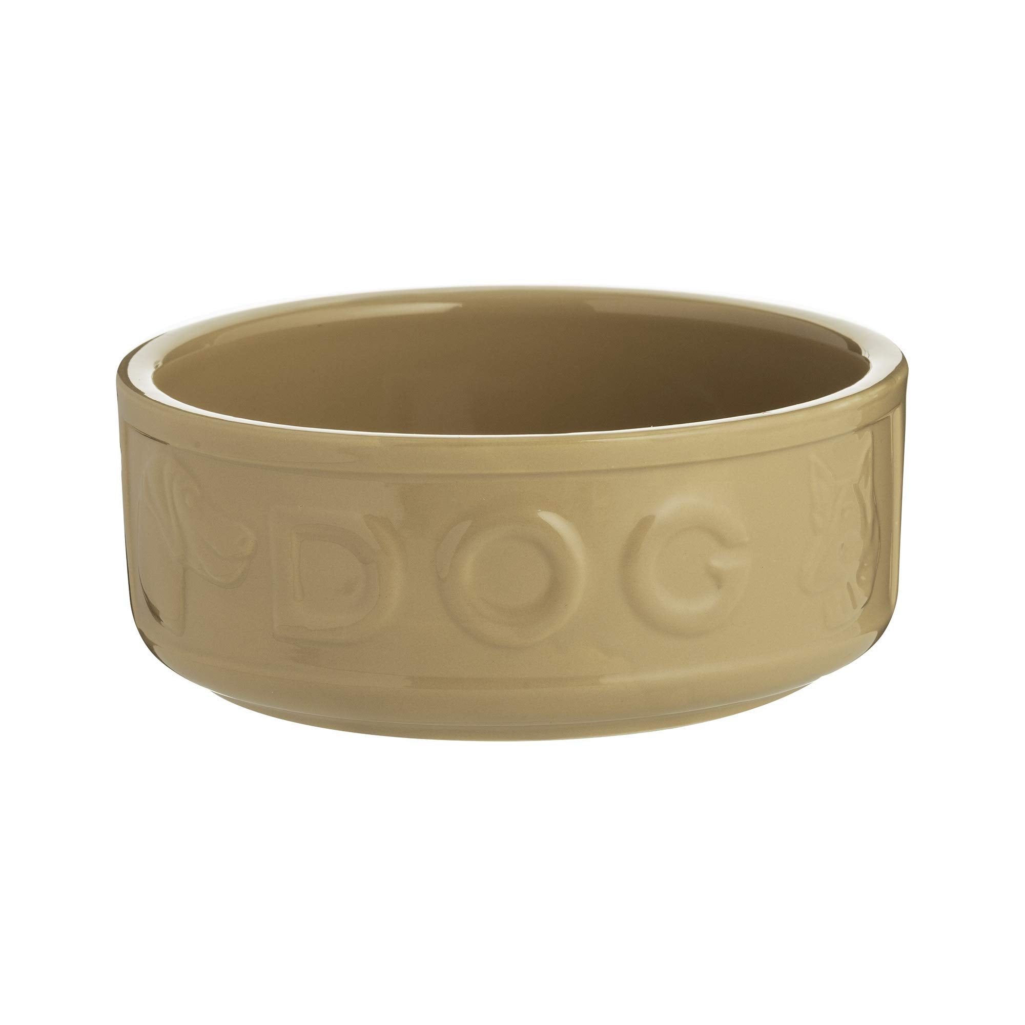 Mason Cash Cane Lettered Stoneware Dog Bowl - 1.2L Capacity | Durable | Medium/Large Breeds