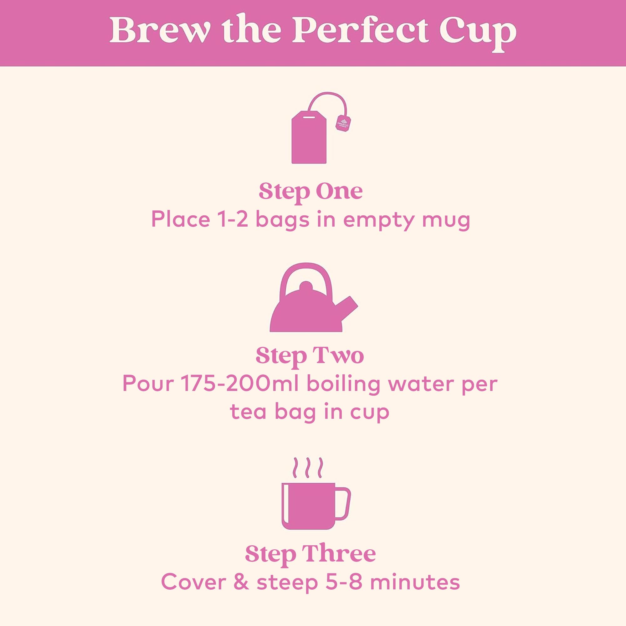 Organic India Tulsi Sweet Rose Tea - Organic & Vegan Herbal Tea (25 Tea Bags) 16