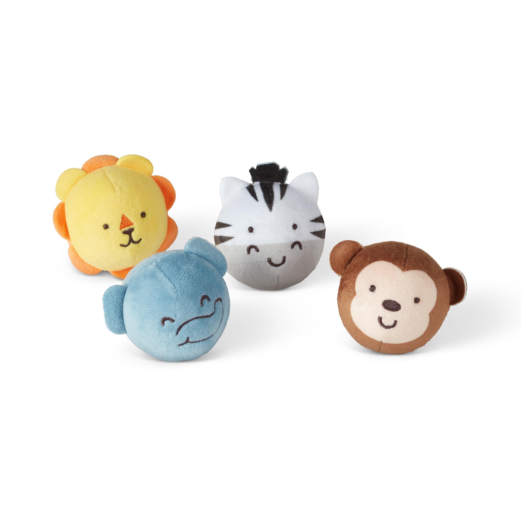 Melissa & Doug Rollables Safari Friends Squeeze Toy Set - 4 Pieces | Ages 6 Months+ | Multicolor 4