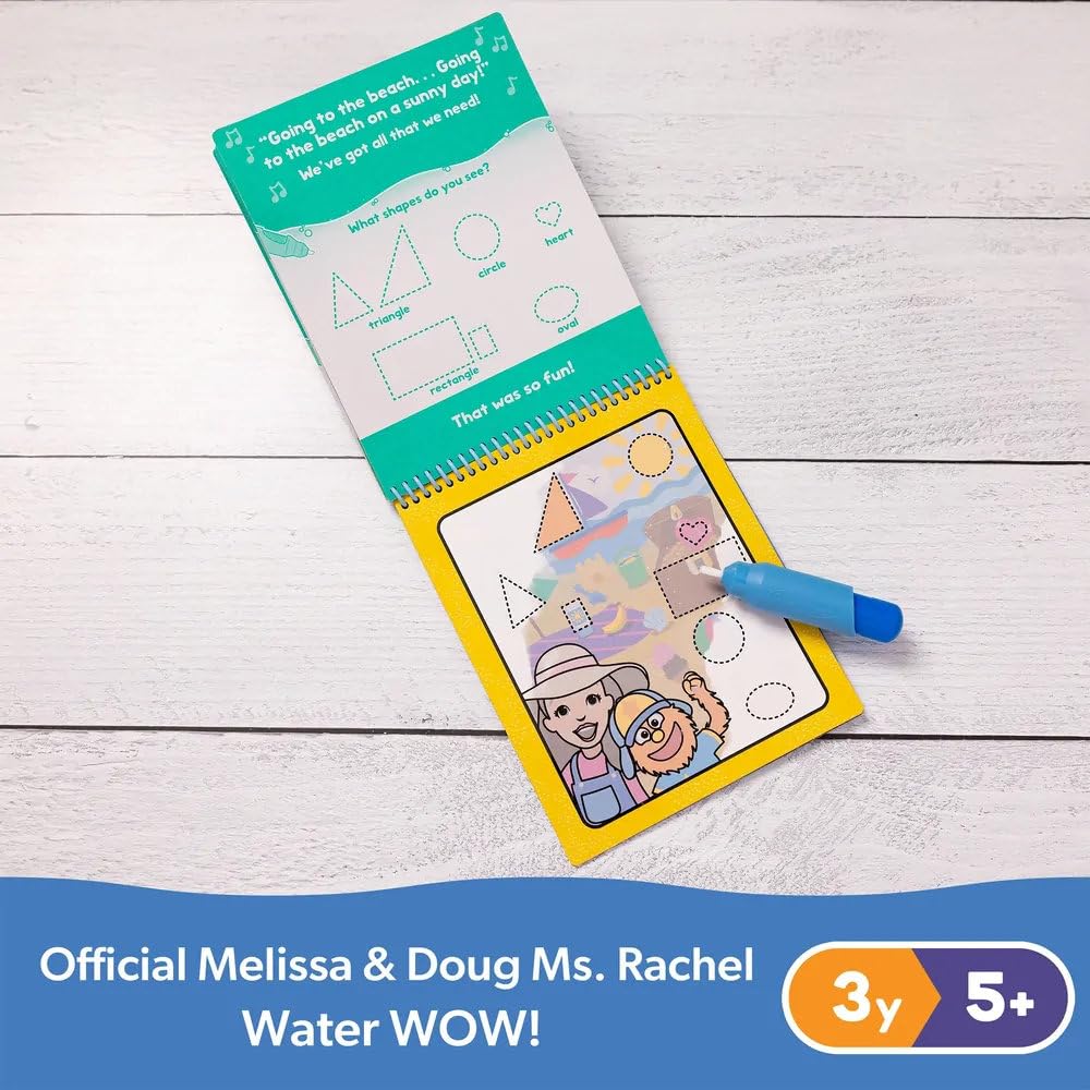 Melissa & Doug Ms Rachel Water Wow - Watercraft Playset | Multicolor Plastic 9