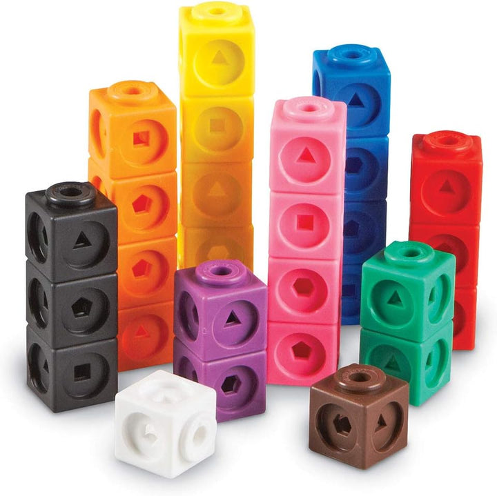 Learning Resources MathLink Cubes - Educational Building Set for Kids Ages 5+