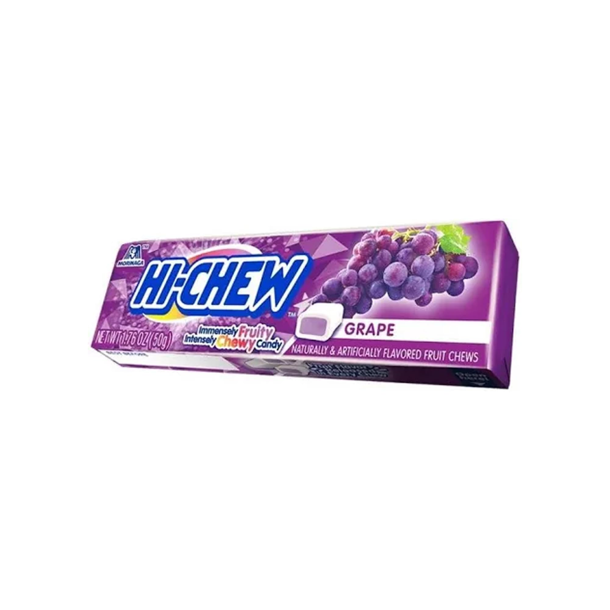 Hi-Chew Grape Fruit & Chewy Candy - Melts in your mouth | 50g | Purple